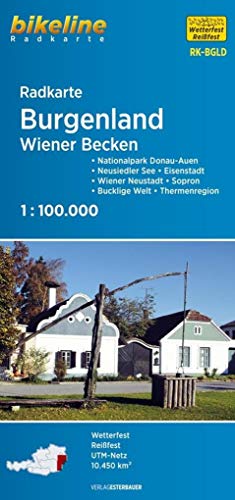 Burgenland: Wiener Becken (Bikeline Radkarte)